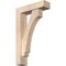 Ekena Millwork Imperial Block Smooth Bracket w/ Offset Brace, Douglas Fir, 5 1/2"W x 20"D x 32"H BKT0604X20X32IMP05SDF - alternate 1